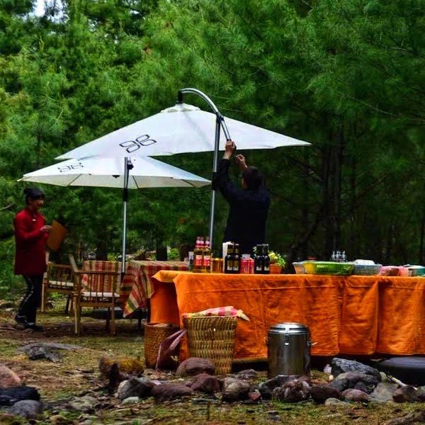 Private Lunch in Tibetan Forest